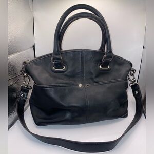 Tignanello‎ Dark Leather Satchel